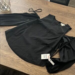 Open Edit Black Women's Top